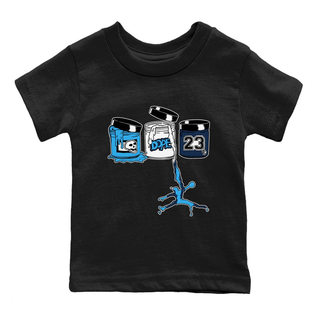 1s Obsidian shirts to match jordans Jordan Paint shirts to match Jordans AJ1 Retro Low OG Obsidian match shoes to clothes SNRT Sneaker Tees Youth Baby Black 2 tee