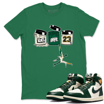 Sneaker Threads – Sneaker Tees To Match Air Jordan 1 Pro Green – Jordan Paint Graphic Tee Kelly Green 1. Perfect for Jordan releases 2025 colorways.