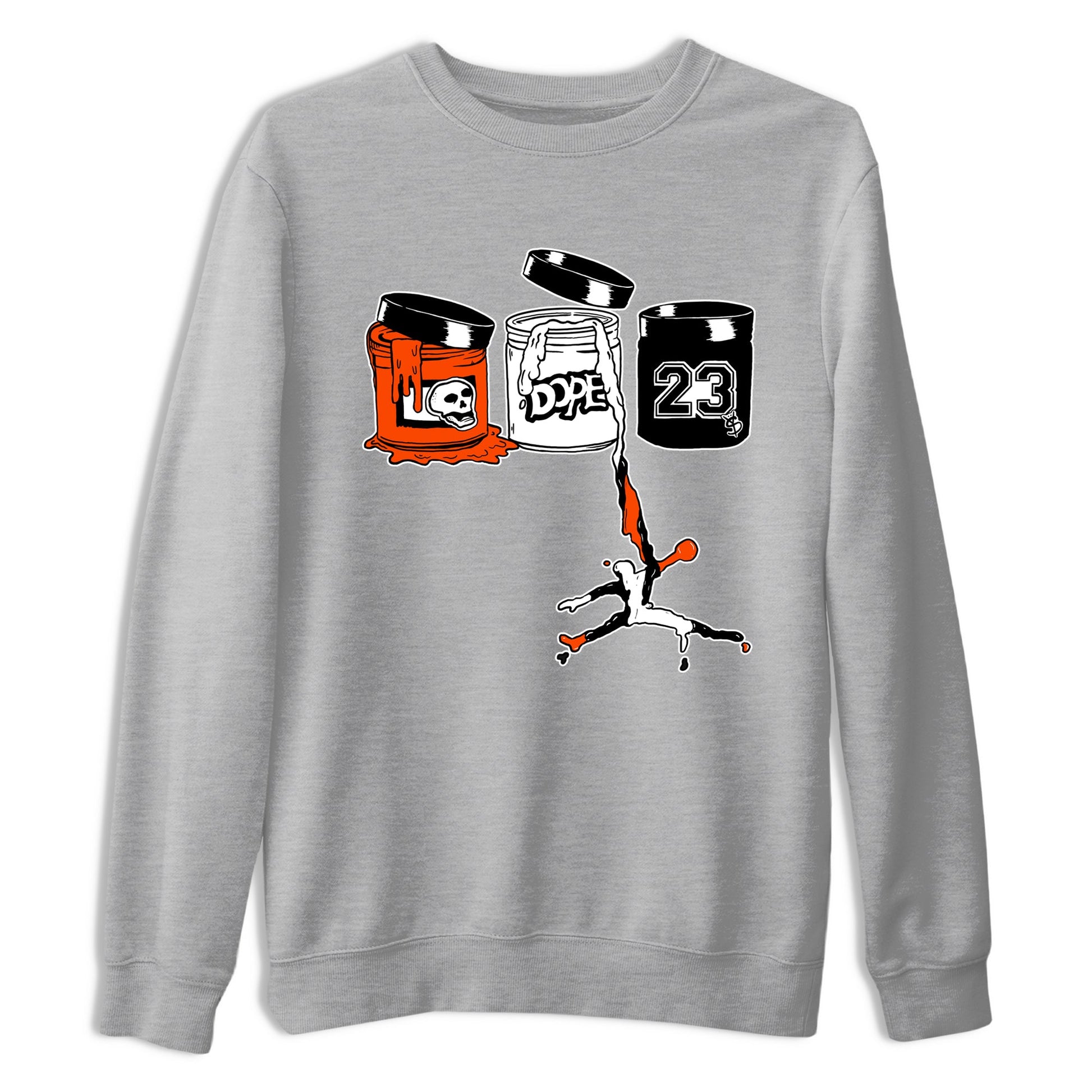 Sneaker match tees – Sneaker Tees To Match Air Jordan 1 Shattered Backboard Shoes – Jordan Paint Tee Heather Grey 2