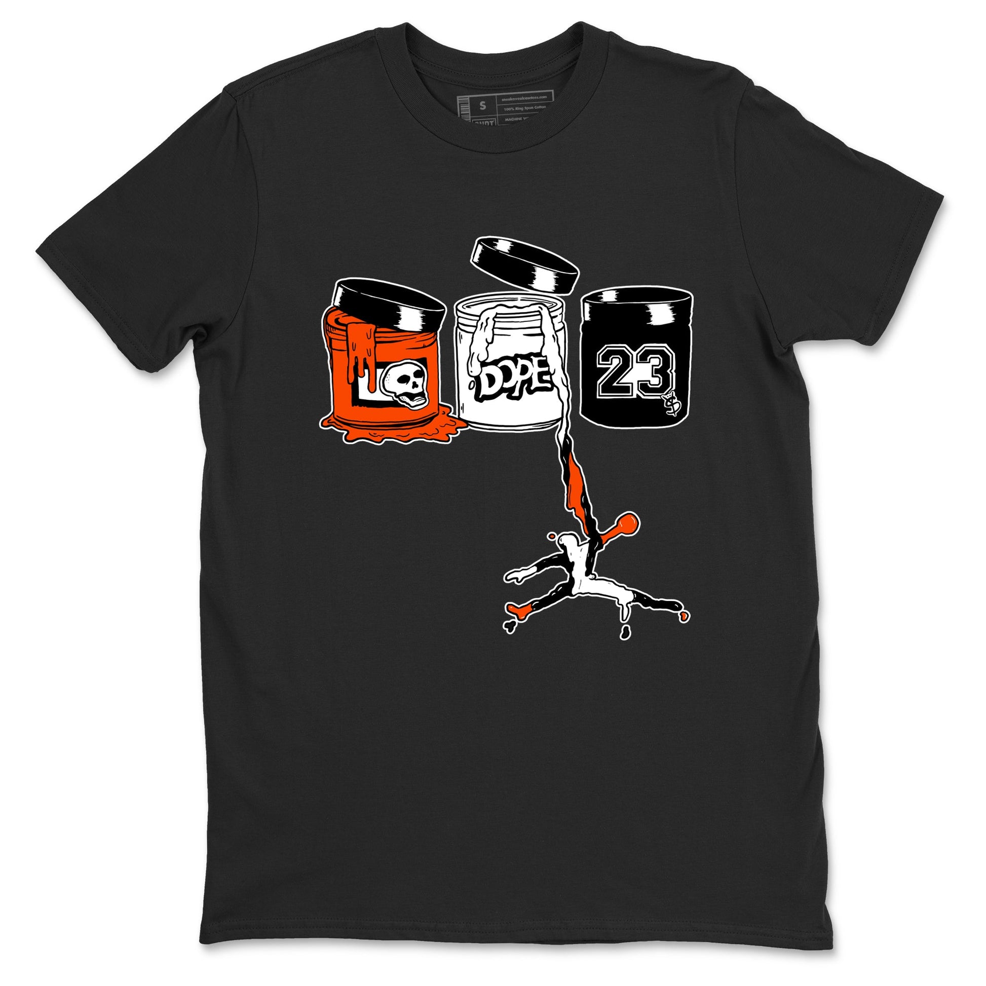 Sneaker match tees – Sneaker Tees To Match Air Jordan 1 Shattered Backboard Shoes – Jordan Paint Tee Black 2
