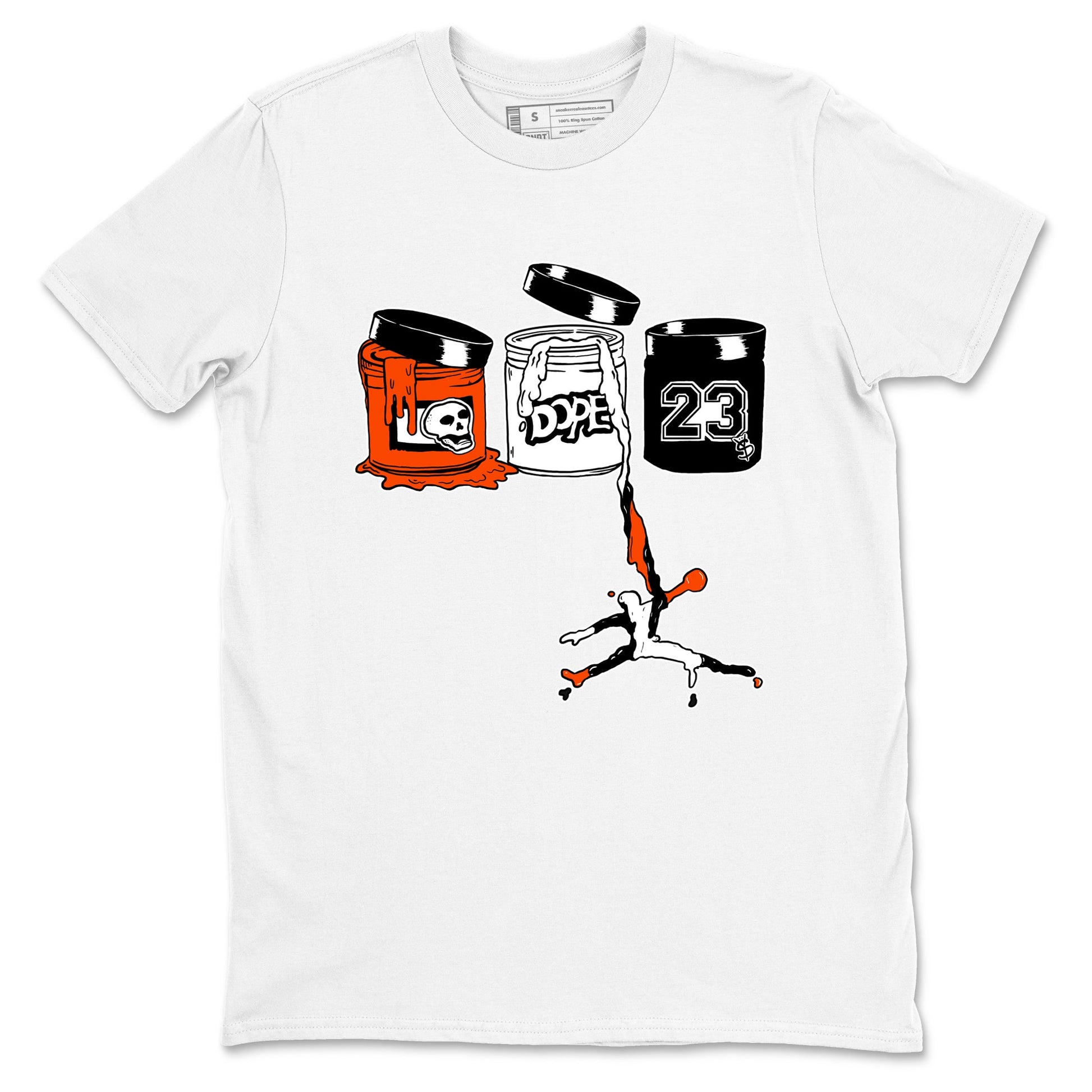 Sneaker match tees – Sneaker Tees To Match Air Jordan 1 Shattered Backboard Shoes – Jordan Paint Tee White 2