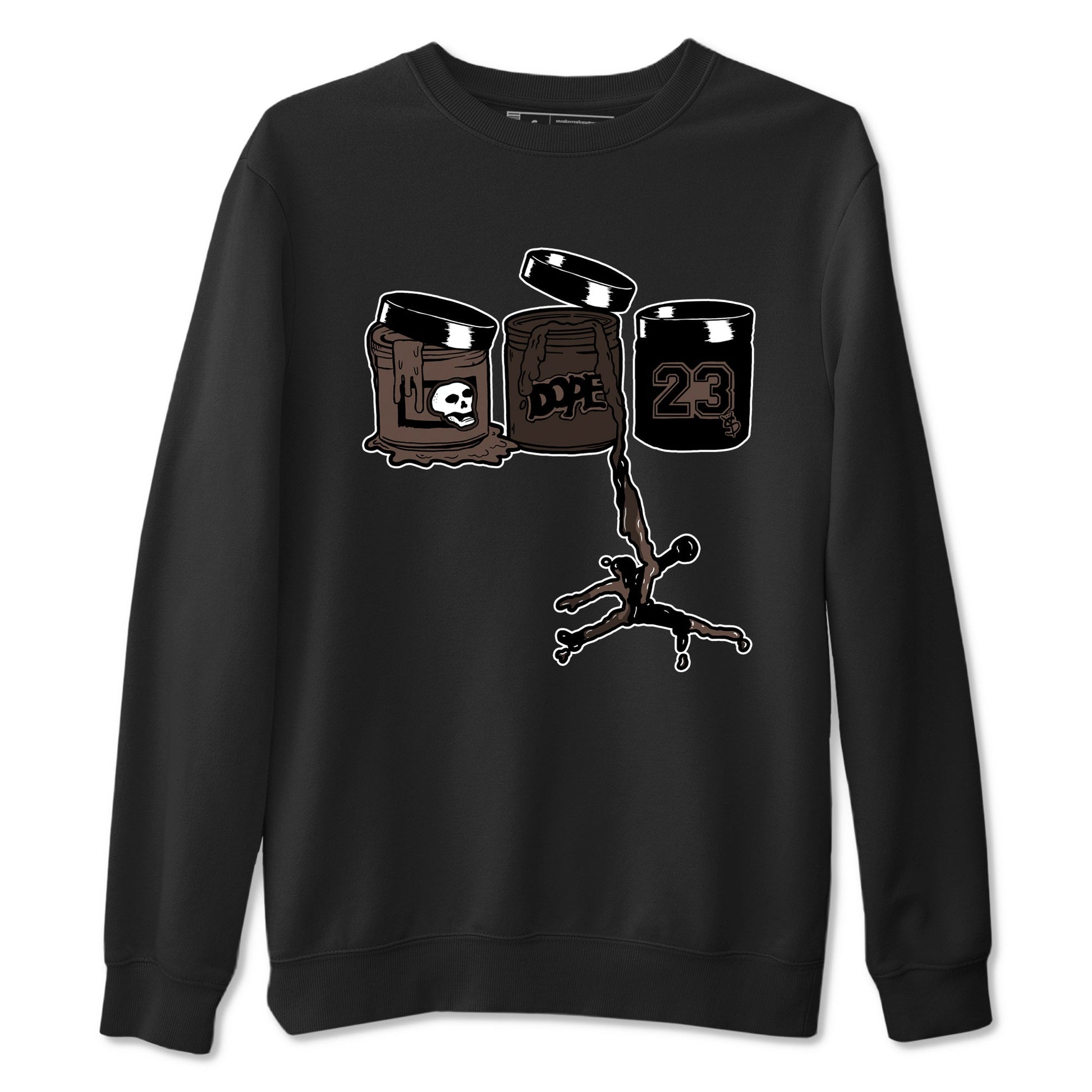 AJ1 Travis Scott Velvet Brown and Dark Mocha shirts to match jordans Jordan Paint sneaker match tees 1s Travis Scott Velvet Brown match shoes to clothes SNRT Sneaker Tees unisex cotton Black 2 shirts