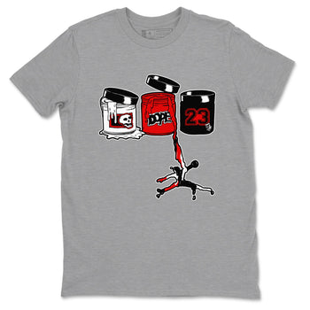 11s Bred Velvet shirts to match jordans Jordan Paint sneaker match tees Air Jordan 11 Retro Bred Velvet match shoes to clothes SNRT Sneaker Tees unisex cotton Heather Grey 2 shirts