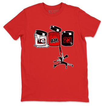 11s Bred Velvet shirts to match jordans Jordan Paint sneaker match tees Air Jordan 11 Retro Bred Velvet match shoes to clothes SNRT Sneaker Tees unisex cotton Red 2 shirts