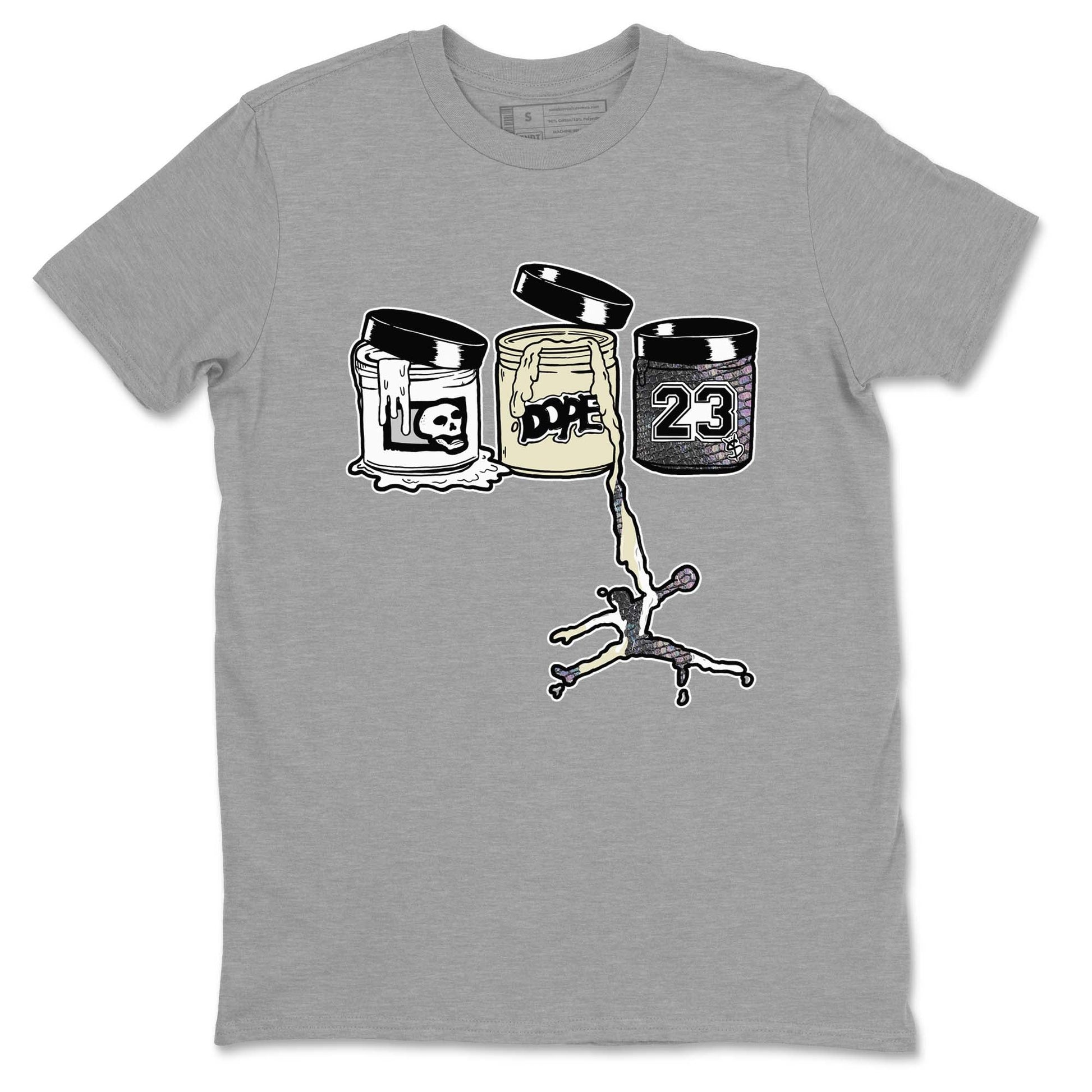 11s Year Of The Snake shirts to match jordans  Jordan Paint shirts to match jordans Air Jordan 11 Retro Low Year Of The Snake match shoes to clothes SNRT Sneaker Tees unisex cotton Heather Grey 2 shirts