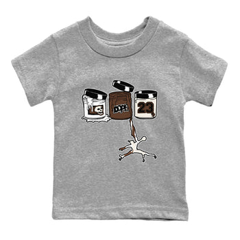 AJ12 Baroque Brown shirts to match jordans Jordan Paint best t shirts to wear with jordans SoleFly x Jordan 12 Baroque Brown match shoes to clothes SNRT Sneaker Tees Youth Baby Heather Grey 2 tee