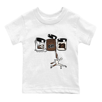 AJ12 Baroque Brown shirts to match jordans Jordan Paint best t shirts to wear with jordans SoleFly x Jordan 12 Baroque Brown match shoes to clothes SNRT Sneaker Tees Youth Baby White 2 tee