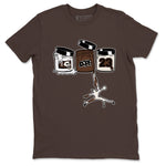 AJ12 Baroque Brown shirts to match jordans Jordan Paint best t shirts to wear with jordans SoleFly x Jordan 12 Baroque Brown match shoes to clothes SNRT Sneaker Tees unisex cotton Dark Chocolate 2 shirts