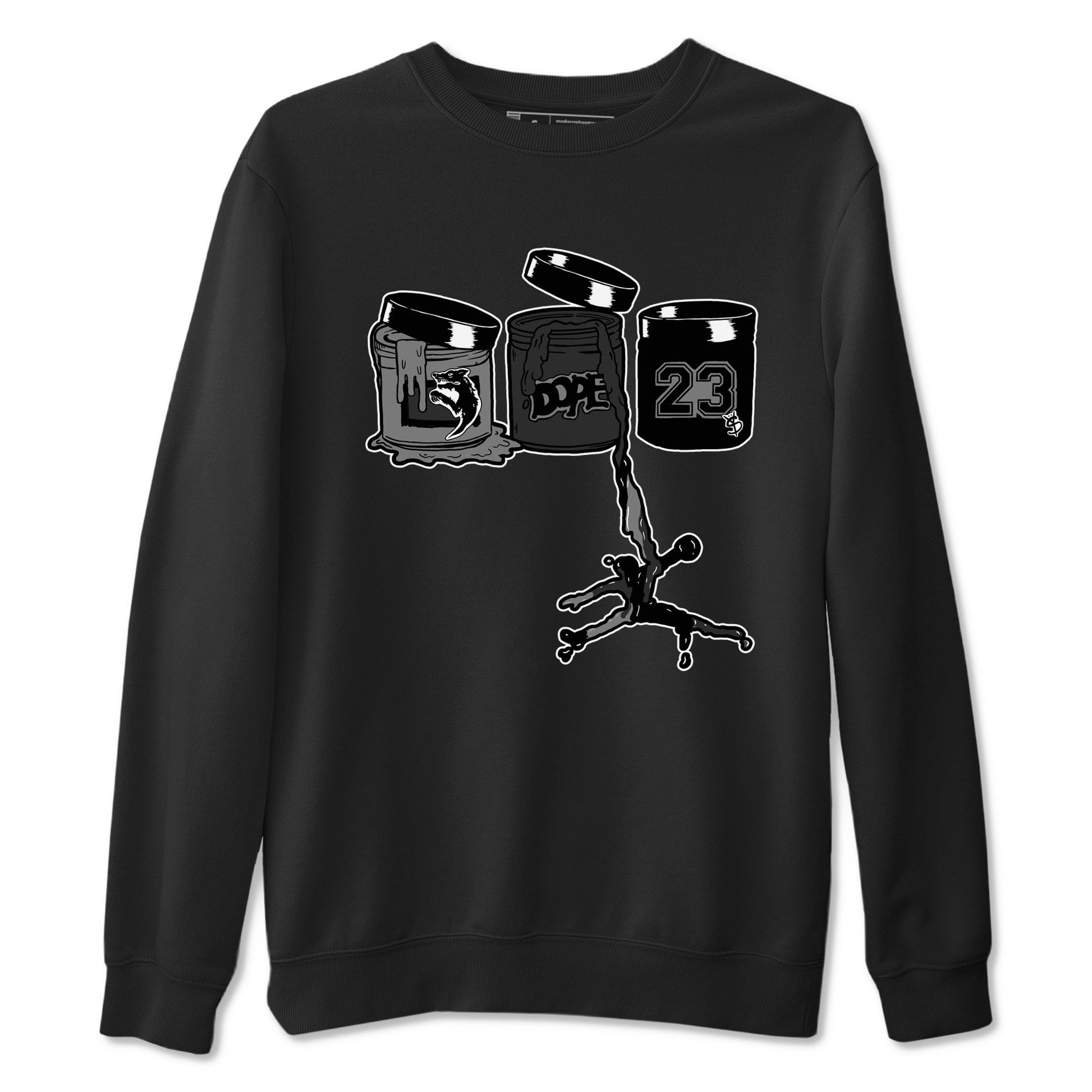 12s Black Wolf Grey shirts to match jordans Jordan Paint sneaker match tees Air Jordan 12 Barons match shoes to clothes SNRT Sneaker Tees unisex cotton Black 2 shirts