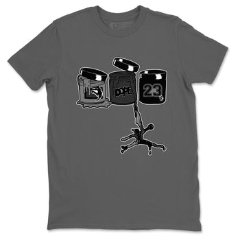 12s Black Wolf Grey shirts to match jordans Jordan Paint sneaker match tees Air Jordan 12 Barons match shoes to clothes SNRT Sneaker Tees unisex cotton Cool Grey 2 shirts