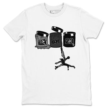 12s Black Wolf Grey shirts to match jordans Jordan Paint sneaker match tees Air Jordan 12 Barons match shoes to clothes SNRT Sneaker Tees unisex cotton White 2 shirts