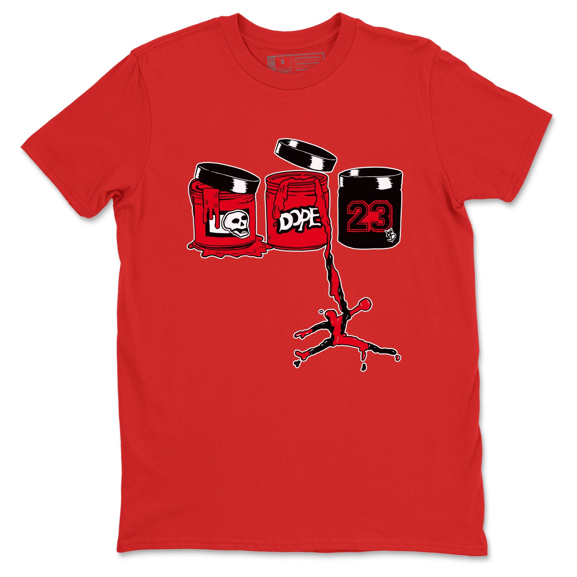 12s Flu Game shirts to match jordans Jordan Paint sneaker match tees Air Jordan 12 Retro Flu Game match shoes to clothes SNRT Sneaker Tees unisex cotton Red 2 shirts