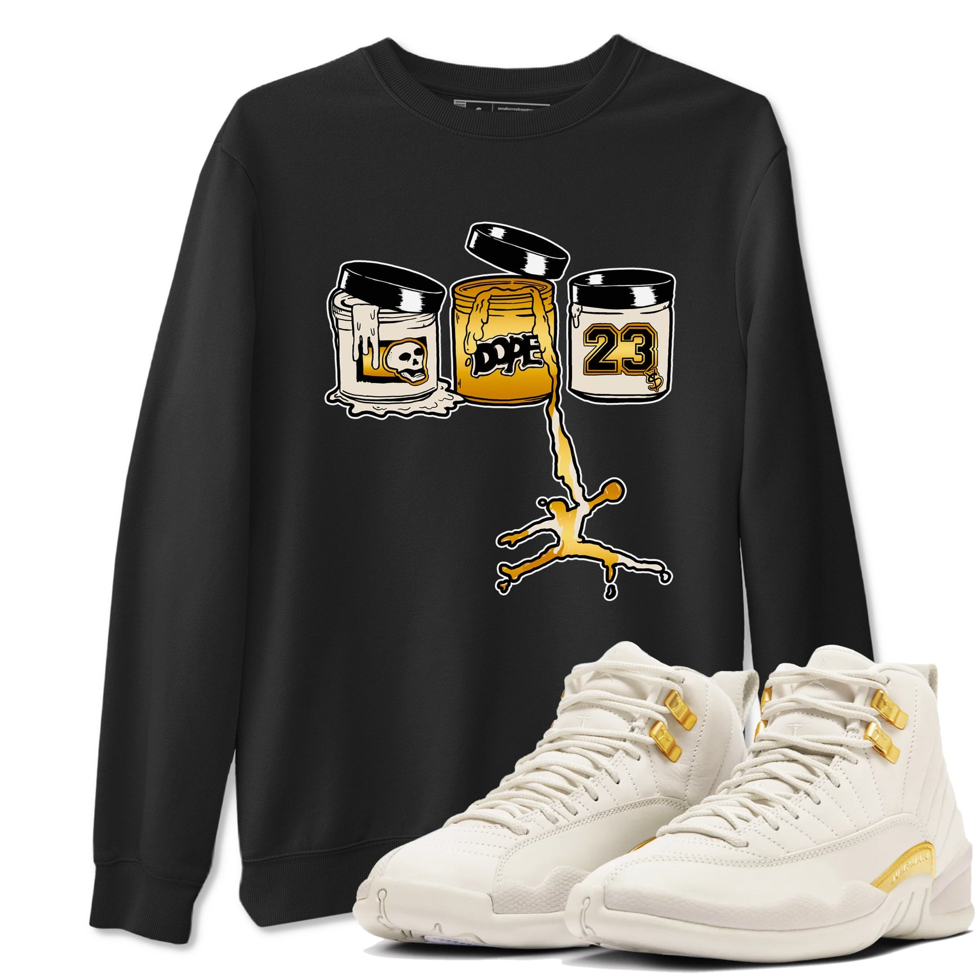 12s Phantom shirts to match jordans Jordan Paint sneaker match tees Air Jordan 12 WMNS Phantom match shoes to clothes SNRT Sneaker Tees unisex cotton Black 1 shirts