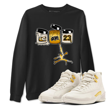 12s Phantom shirts to match jordans Jordan Paint sneaker match tees Air Jordan 12 WMNS Phantom match shoes to clothes SNRT Sneaker Tees unisex cotton Black 1 shirts