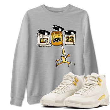 12s Phantom shirts to match jordans Jordan Paint sneaker match tees Air Jordan 12 WMNS Phantom match shoes to clothes SNRT Sneaker Tees unisex cotton Heather Grey 1 shirts