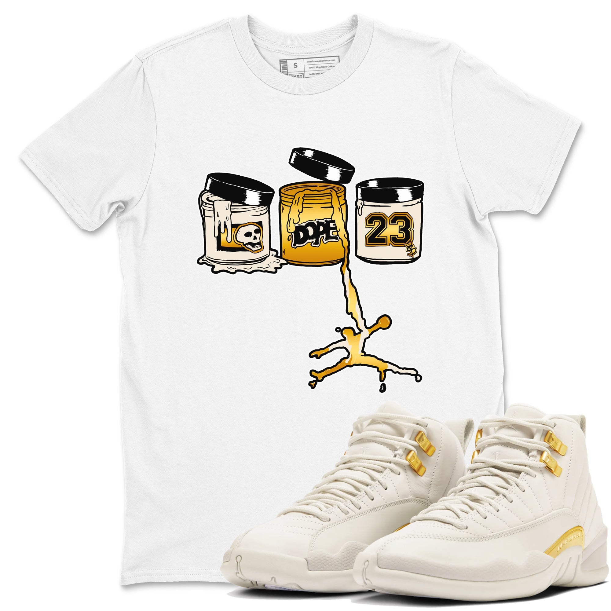 12s Phantom shirts to match jordans Jordan Paint sneaker match tees Air Jordan 12 WMNS Phantom match shoes to clothes SNRT Sneaker Tees unisex cotton White 1 shirts