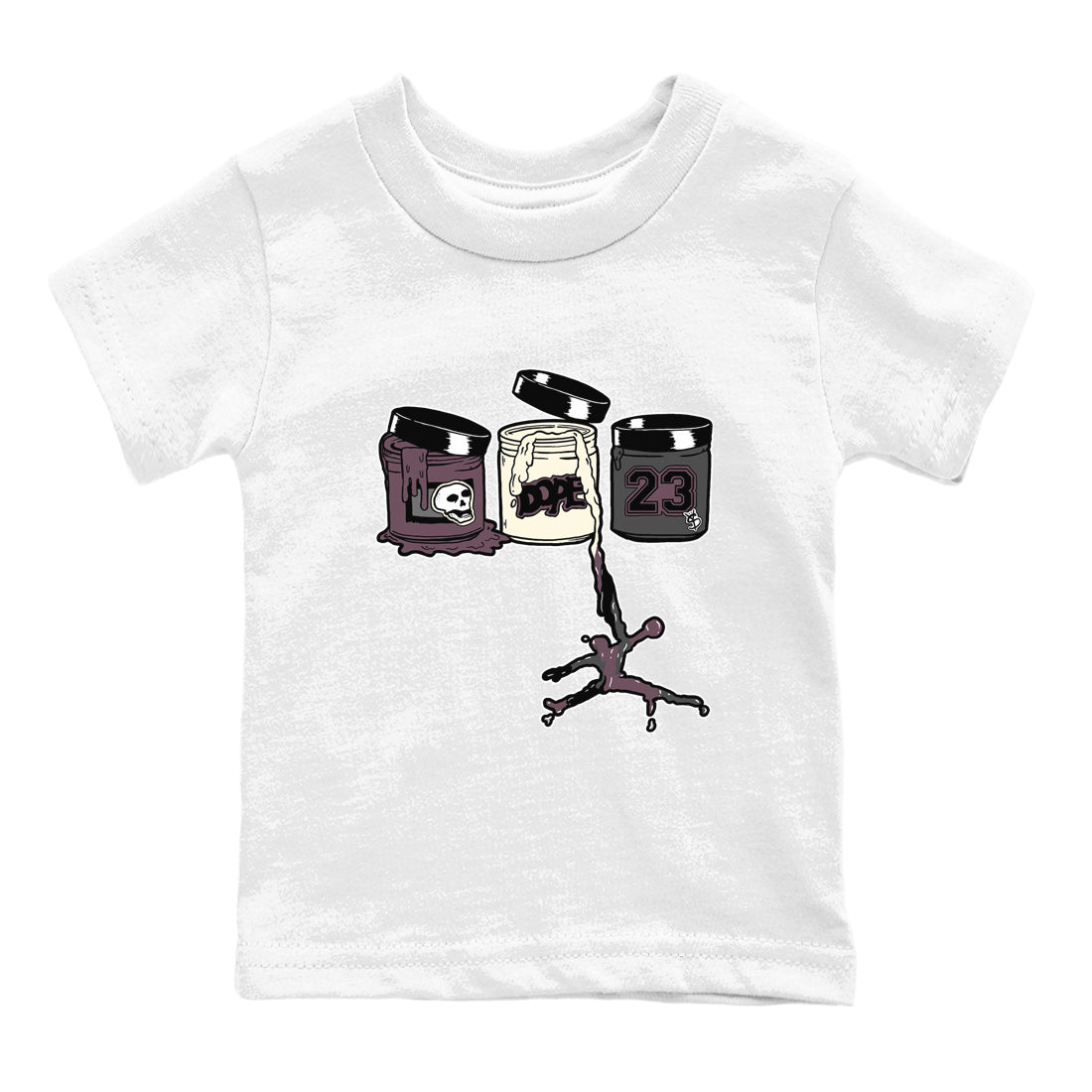 3s A Ma Maniere x Black Shirts To Match Jordans Jordan Paint sneaker match tees Air Jordan 3 A Ma Maniere x Black And Flat Pewter T-Shirt SNRT Sneake Sneaker Release Tees Youth Baby White 2 crew neck shirts