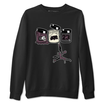 3s A Ma Maniere x Black Shirts To Match Jordans Jordan Paint sneaker match tees Air Jordan 3 A Ma Maniere x Black And Flat Pewter T-Shirt SNRT Sneake Sneaker Release Tees unisex cotton Black 2 crew neck shirts