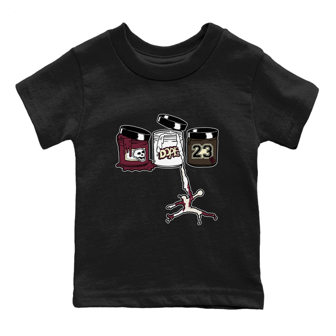 3s A Ma Maniere x Burgundy Crush Shirts To Match Jordans Jordan Paint sneaker match tees Air Jordan 3 A Ma Maniere x Burgundy Crush Tee SNRT Sneaker Release Tees Youth Baby Black 2 crew neck shirts