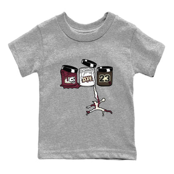 3s A Ma Maniere x Burgundy Crush Shirts To Match Jordans Jordan Paint sneaker match tees Air Jordan 3 A Ma Maniere x Burgundy Crush Tee SNRT Sneaker Release Tees Youth Baby Heather Grey 2 crew neck shirts