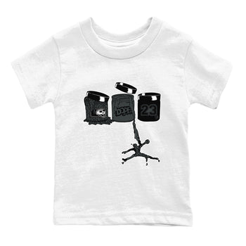 3s Black Cat shirts to match jordans Jordan Paint sneaker match tees Air Jordan 3 Retro Black Cat match shoes to clothes SNRT Sneaker Tees Youth Baby White 2 tee