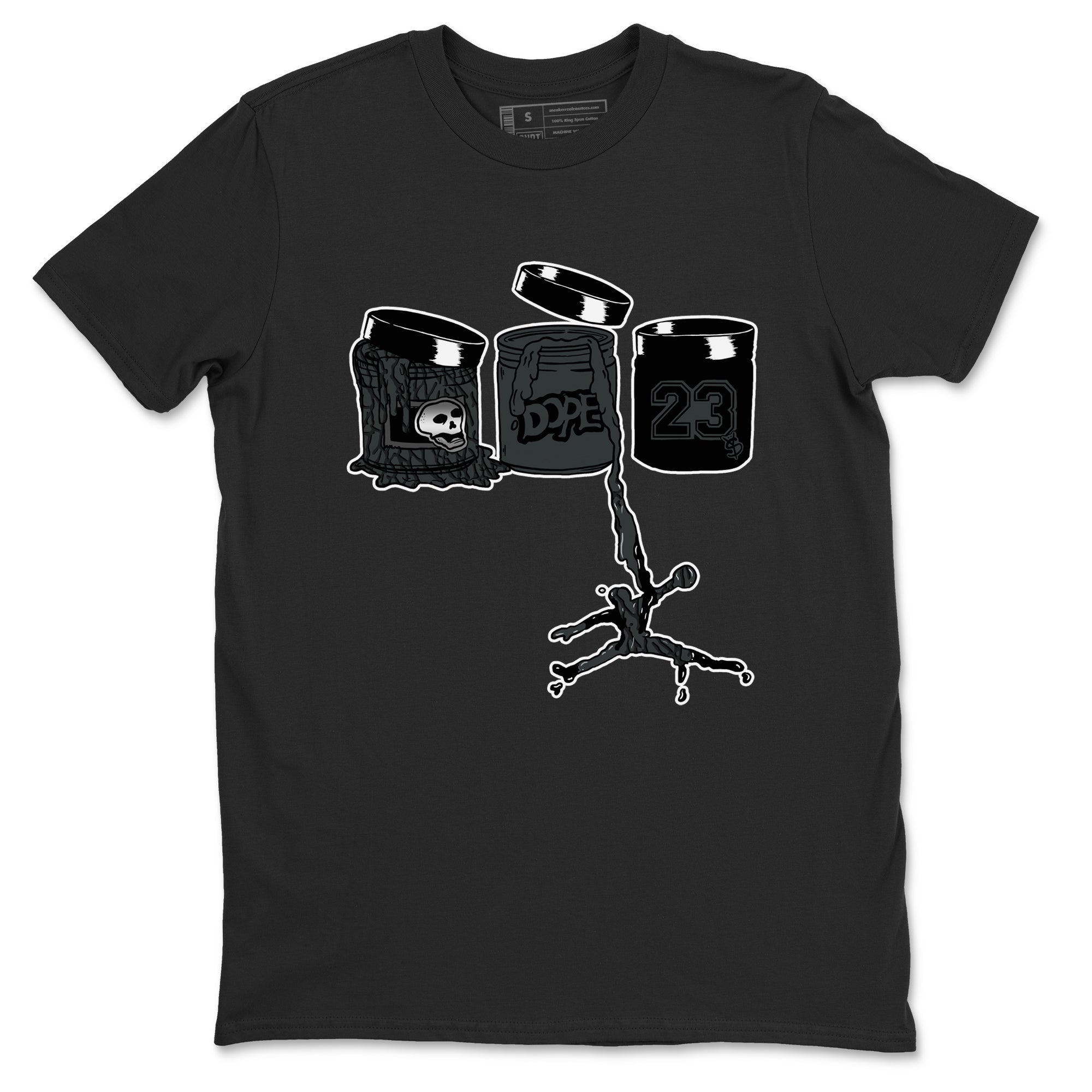 3s Black Cat shirts to match jordans Jordan Paint sneaker match tees Air Jordan 3 Retro Black Cat match shoes to clothes SNRT Sneaker Tees unisex cotton Black 2 shirts