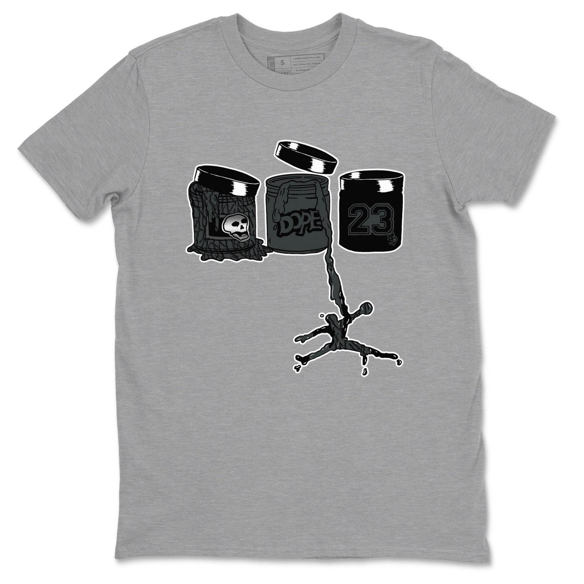 3s Black Cat shirts to match jordans Jordan Paint sneaker match tees Air Jordan 3 Retro Black Cat match shoes to clothes SNRT Sneaker Tees unisex cotton Heather Grey 2 shirts
