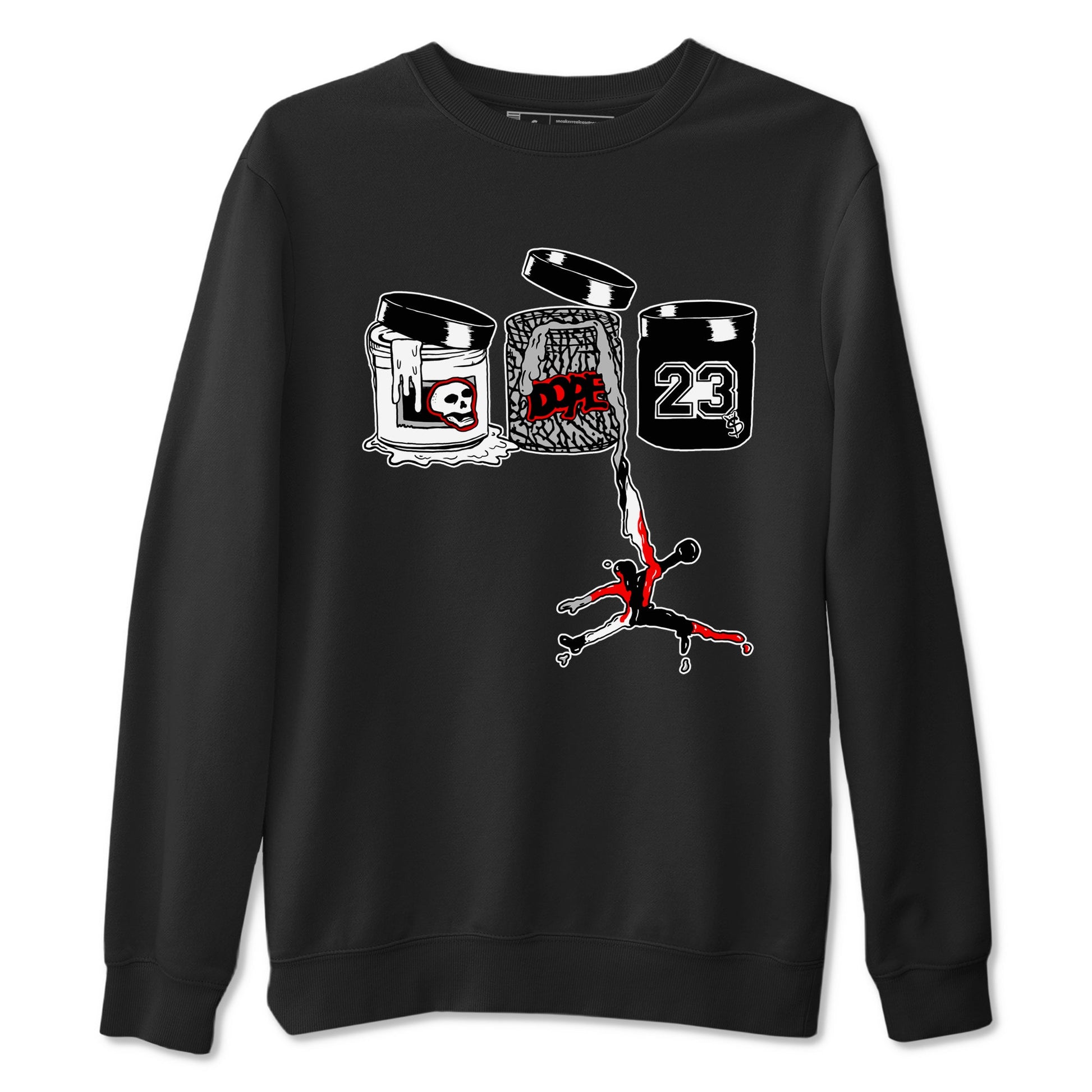 3s Black Cement shirts to match jordans Jordan Paint sneaker match tees Air Jordan 3 Black Cement match shoes to clothes SNRT Sneaker Tees unisex cotton Black 2 shirts