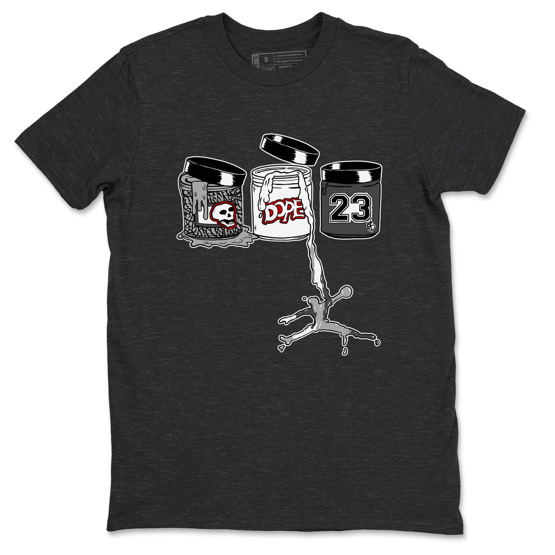 3s Cement Grey Shirts To Match Jordans Jordan Paint sneaker match tees Air Jordan 3 Cement Grey Tee SNRT Sneaker Release Tees unisex cotton Charcoal Heather 2 crew neck shirts