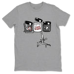 3s Cement Grey Shirts To Match Jordans Jordan Paint sneaker match tees Air Jordan 3 Cement Grey Tee SNRT Sneaker Release Tees unisex cotton Heather Grey 2 crew neck shirts