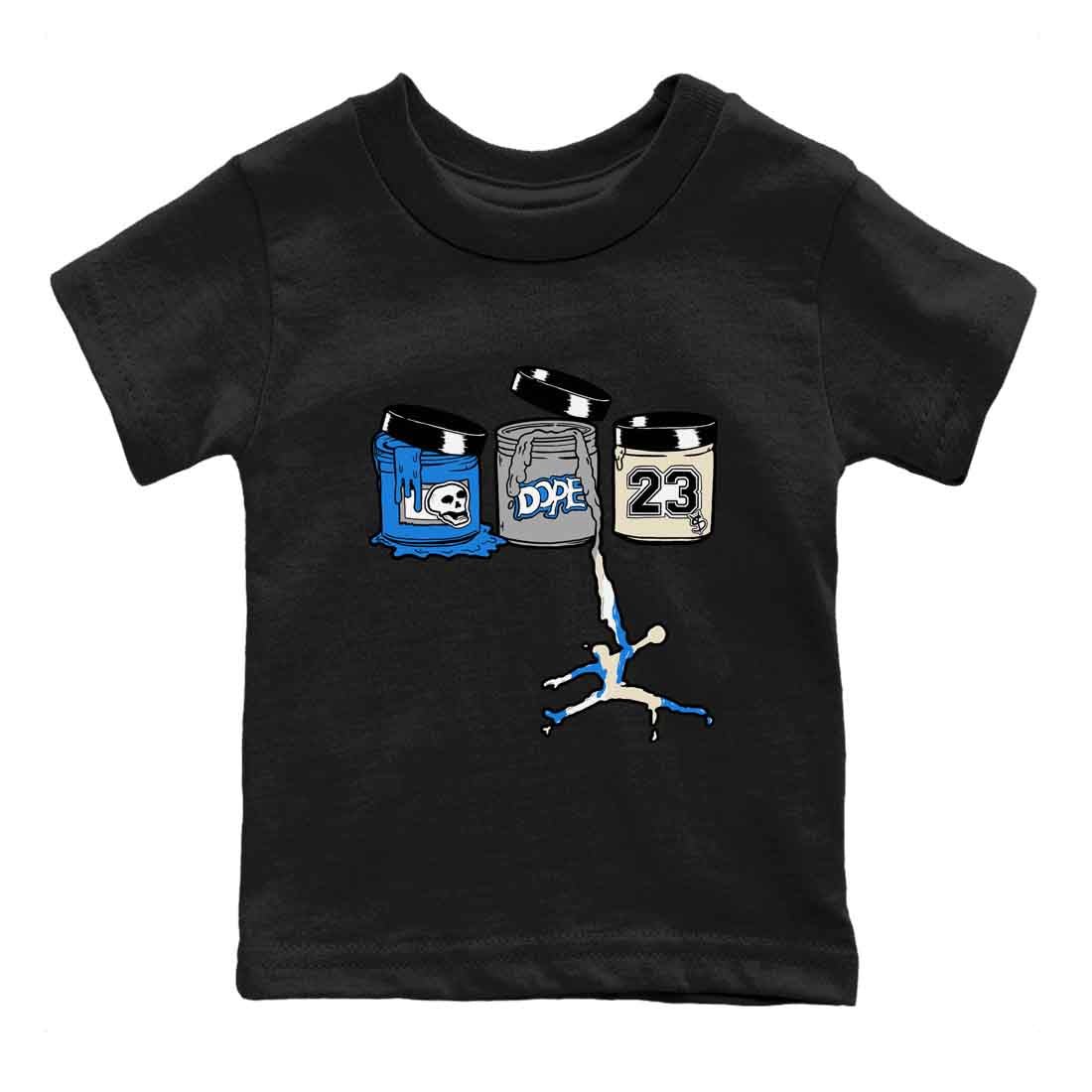 3s Lucky Shorts shirts to match jordans Jordan Paint best t shirts to wear with jordans Air Jordan 3 Lucky Shorts match shoes to clothes SNRT Sneaker Tees Youth Baby Black 2 tee