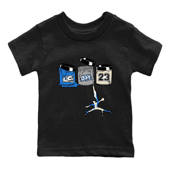 3s Lucky Shorts shirts to match jordans Jordan Paint best t shirts to wear with jordans Air Jordan 3 Lucky Shorts match shoes to clothes SNRT Sneaker Tees Youth Baby Black 2 tee