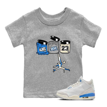 3s Lucky Shorts shirts to match jordans Jordan Paint best t shirts to wear with jordans Air Jordan 3 Lucky Shorts match shoes to clothes SNRT Sneaker Tees Youth Baby Heather Grey 1 tee