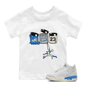 3s Lucky Shorts shirts to match jordans Jordan Paint best t shirts to wear with jordans Air Jordan 3 Lucky Shorts match shoes to clothes SNRT Sneaker Tees Youth Baby White 1 tee