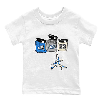3s Lucky Shorts shirts to match jordans Jordan Paint best t shirts to wear with jordans Air Jordan 3 Lucky Shorts match shoes to clothes SNRT Sneaker Tees Youth Baby White 2 tee
