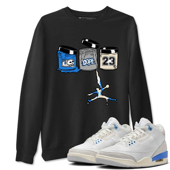 3s Lucky Shorts shirts to match jordans Jordan Paint best t shirts to wear with jordans Air Jordan 3 Lucky Shorts match shoes to clothes SNRT Sneaker Tees unisex cotton Black 1 shirts