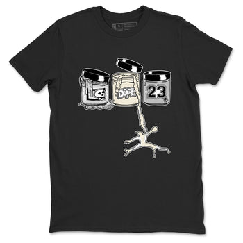 3s Sail and Cement Grey shirts to match jordans Jordan Paint sneaker match tees Air Jordan 3 Retro Sail and Cement Grey match shoes to clothes SNRT Sneaker Tees unisex cotton Black 2 shirts