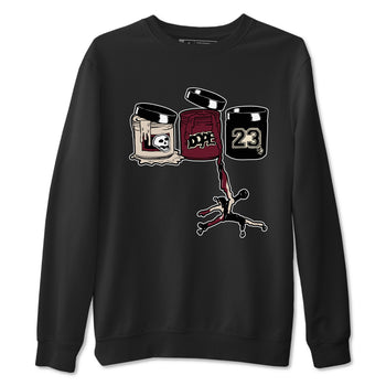 4s A Ma Maniere x Fossil Stone shirts to match jordans Jordan Paint sneaker match tees 4s A Ma Maniere x Fossil Stone match shoes to clothes SNRT Sneaker Tees unisex cotton Black 2 shirts
