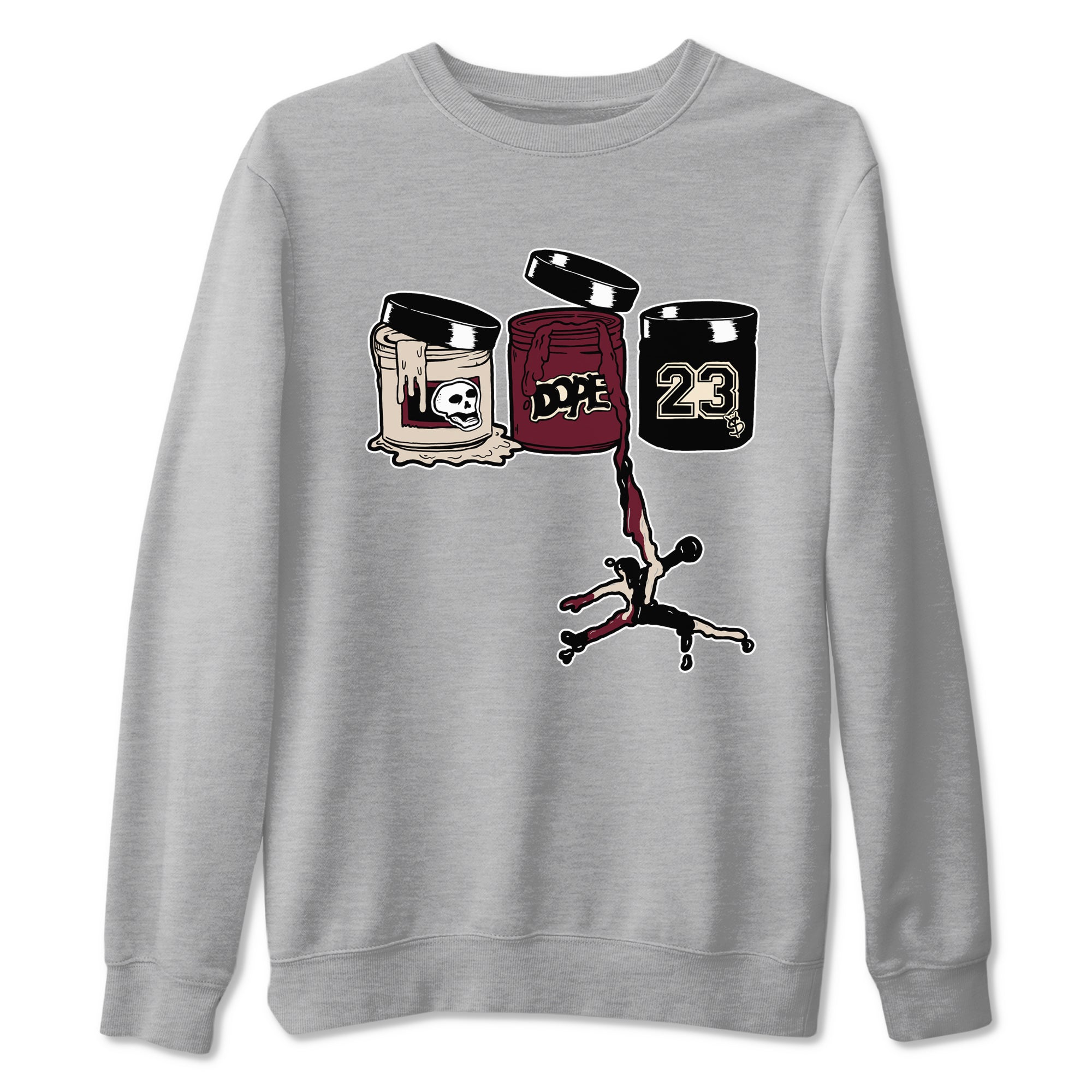 4s A Ma Maniere x Fossil Stone shirts to match jordans Jordan Paint sneaker match tees 4s A Ma Maniere x Fossil Stone match shoes to clothes SNRT Sneaker Tees unisex cotton Heather Grey 2 shirts