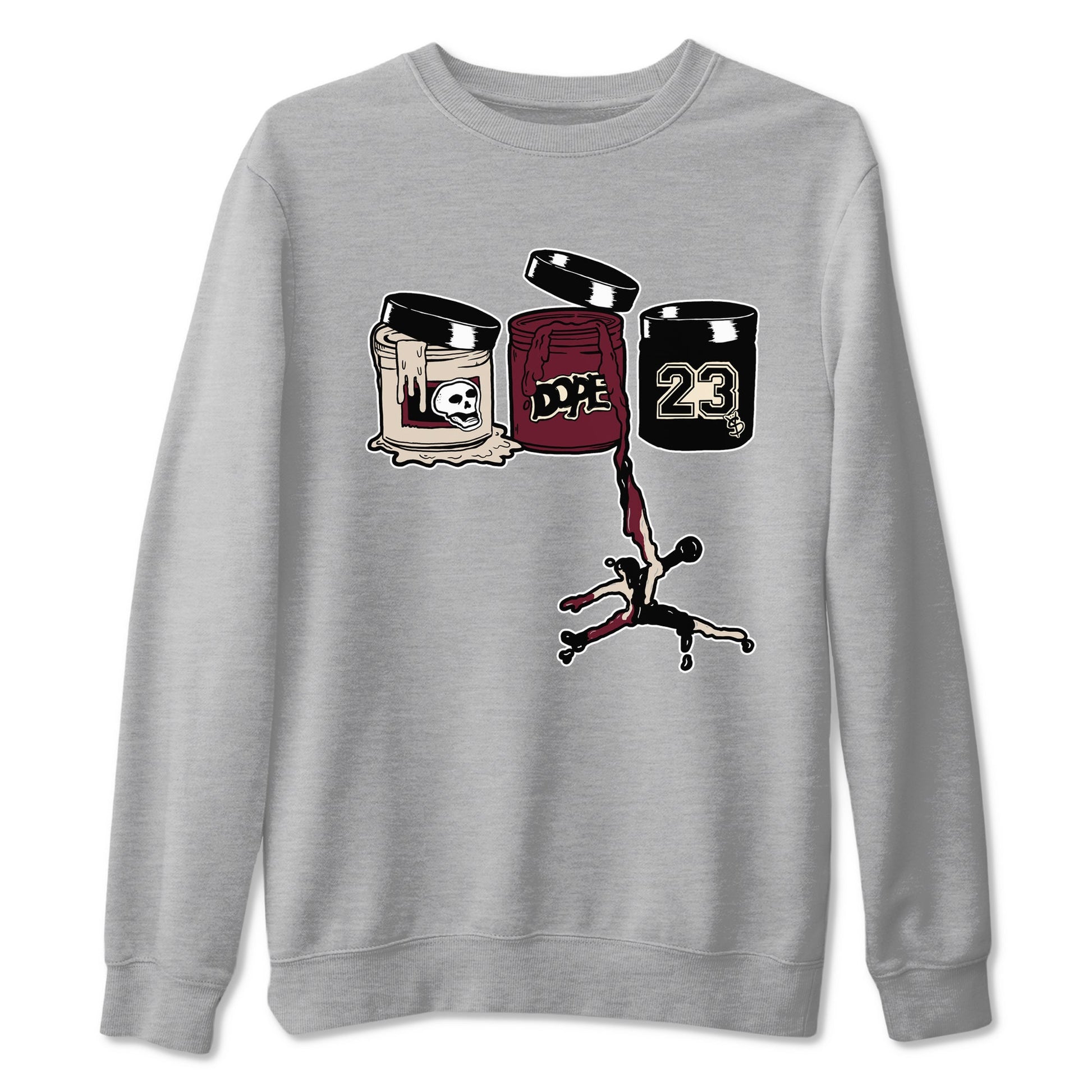 4s A Ma Maniere x Fossil Stone shirts to match jordans Jordan Paint sneaker match tees 4s A Ma Maniere x Fossil Stone match shoes to clothes SNRT Sneaker Tees unisex cotton Heather Grey 2 shirts