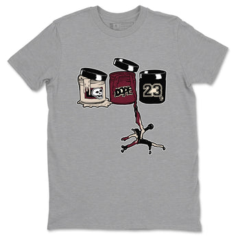 4s A Ma Maniere x Fossil Stone shirts to match jordans Jordan Paint sneaker match tees 4s A Ma Maniere x Fossil Stone match shoes to clothes SNRT Sneaker Tees unisex cotton Heather Grey 2 shirts