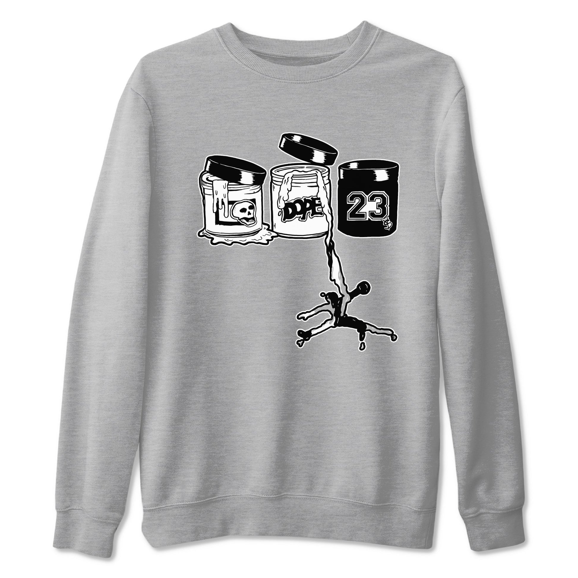 4s White Thunder Shirts To Match Jordans Jordan Paint sneaker match tees Air Jordan 4 White Thunder Tee SNRT Sneaker Release Tees unisex cotton Heather Grey 2 crew neck shirts