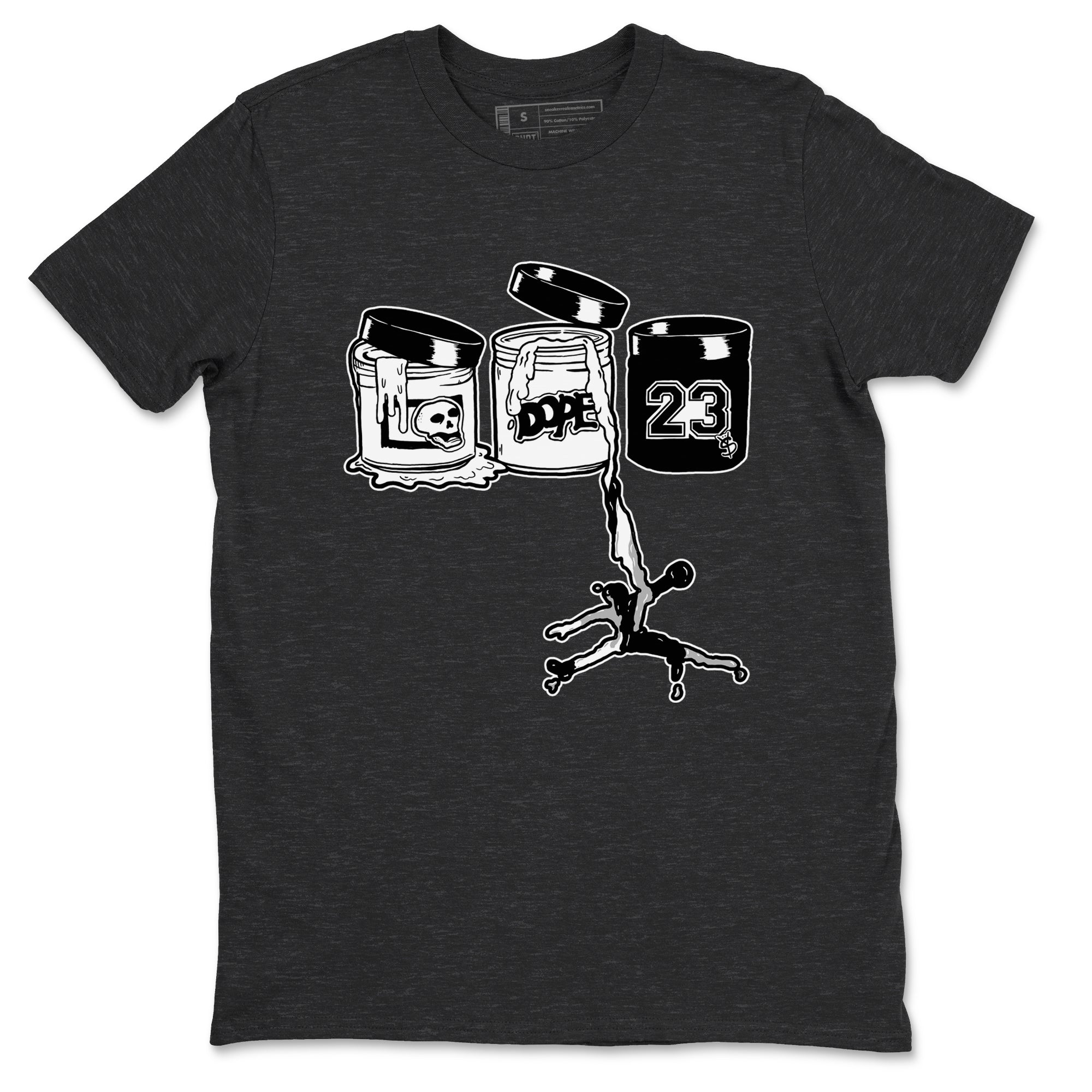 4s White Thunder Shirts To Match Jordans Jordan Paint sneaker match tees Air Jordan 4 White Thunder Tee SNRT Sneaker Release Tees unisex cotton Charcoal Heather 2 crew neck shirts