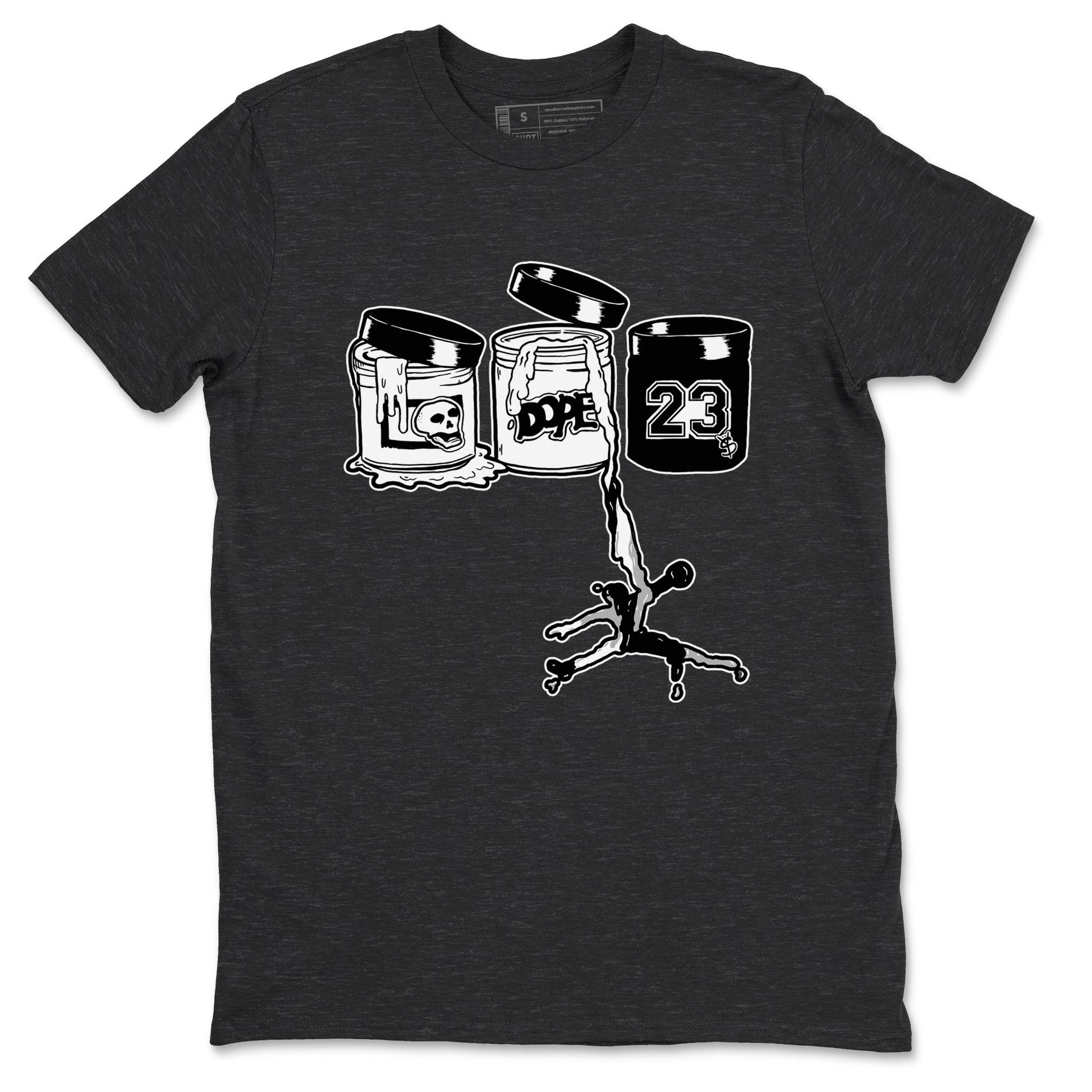 4s White Thunder Shirts To Match Jordans Jordan Paint sneaker match tees Air Jordan 4 White Thunder Tee SNRT Sneaker Release Tees unisex cotton Charcoal Heather 2 crew neck shirts