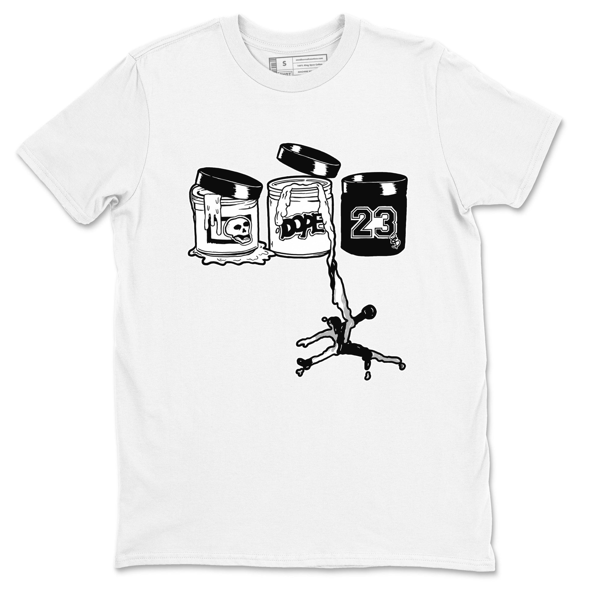 4s White Thunder Shirts To Match Jordans Jordan Paint sneaker match tees Air Jordan 4 White Thunder Tee SNRT Sneaker Release Tees unisex cotton White 2 crew neck shirts