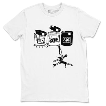 4s White Thunder Shirts To Match Jordans Jordan Paint sneaker match tees Air Jordan 4 White Thunder Tee SNRT Sneaker Release Tees unisex cotton White 2 crew neck shirts
