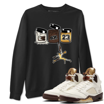 5s Golden Ticket shirts to match jordans  Jordan Paint shirts to match jordans Air Jordan 5 Golden Ticket match shoes to clothes SNRT Sneaker Tees unisex cotton Black 1 shirts