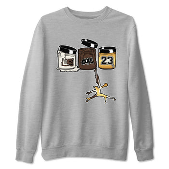 5s Golden Ticket shirts to match jordans  Jordan Paint shirts to match jordans Air Jordan 5 Golden Ticket match shoes to clothes SNRT Sneaker Tees unisex cotton Heather Grey 2 shirts