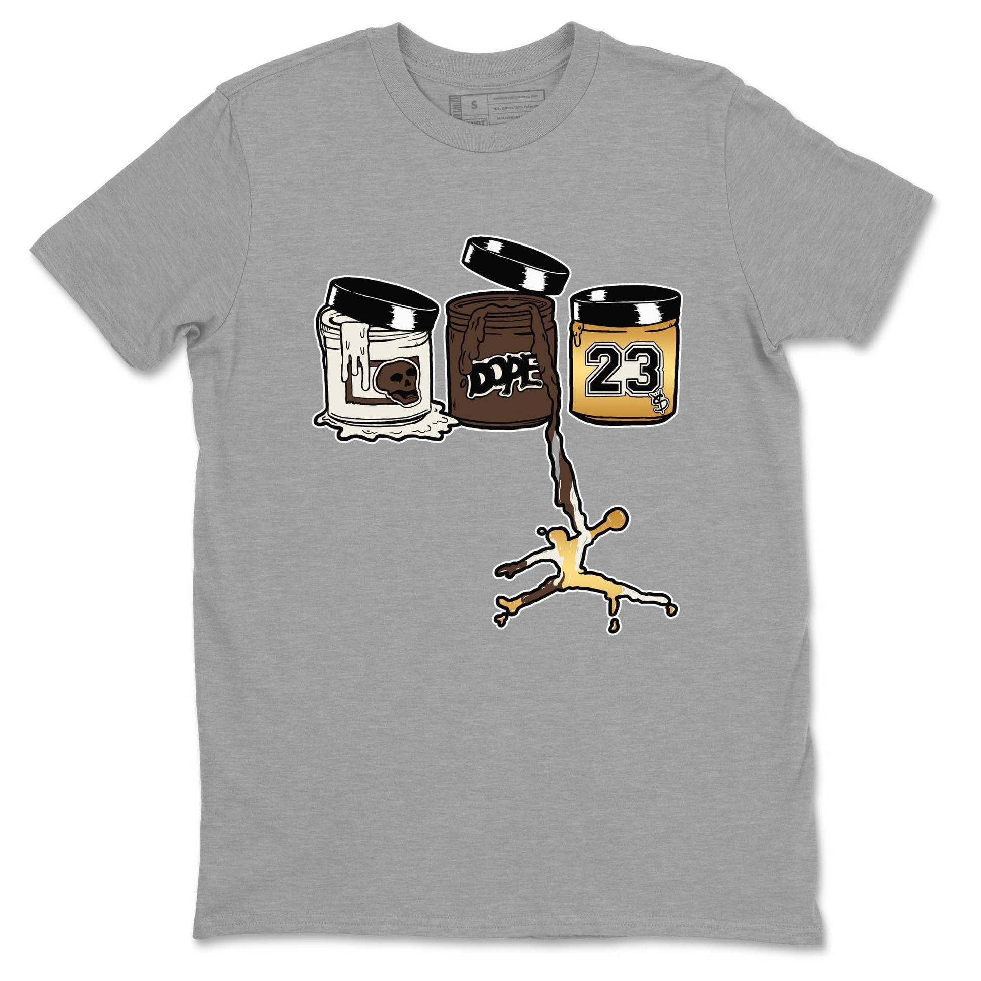 5s Golden Ticket shirts to match jordans  Jordan Paint shirts to match jordans Air Jordan 5 Golden Ticket match shoes to clothes SNRT Sneaker Tees unisex cotton Heather Grey 2 shirts