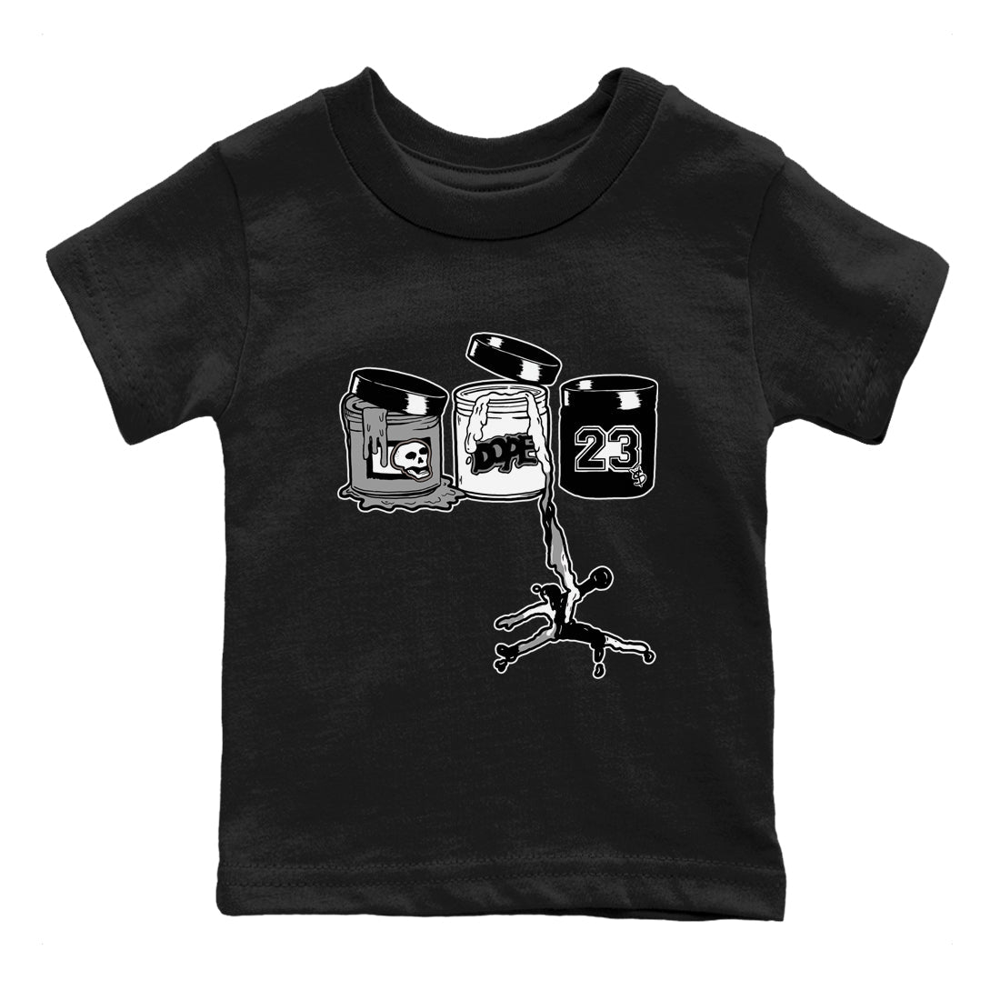 5s White Black shirts to match jordans Jordan Paint sneaker match tees Air Jordan 5 Retro White Black match shoes to clothes SNRT Sneaker Tees Youth Baby Black 2 tee